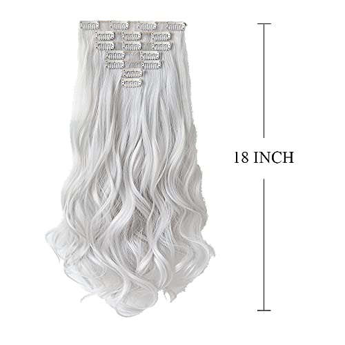 Heat Friendly Clip on Hair Extensions Set - Image 37