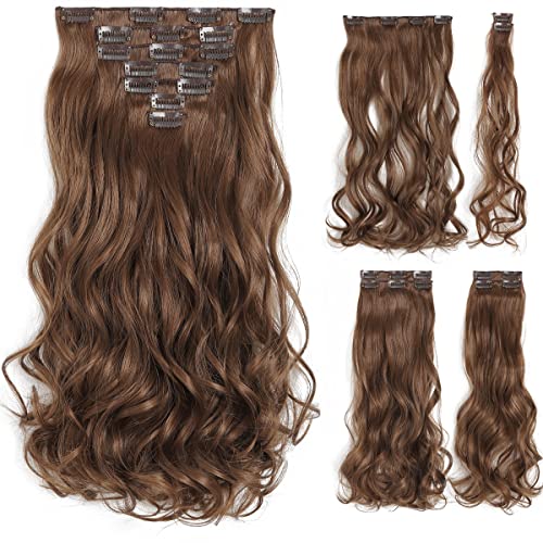 Heat Friendly Clip on Hair Extensions Set - Image 39