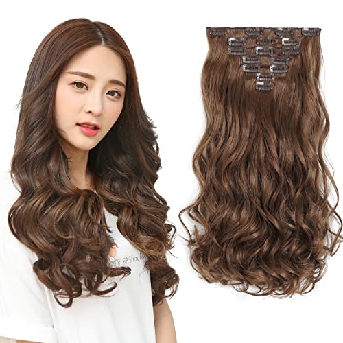 Heat Friendly Clip on Hair Extensions Set - Image 40