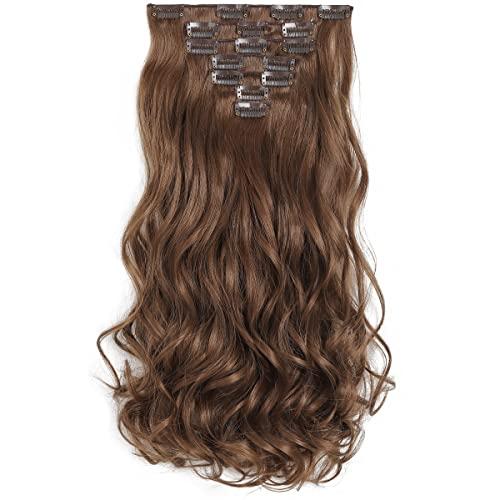 Heat Friendly Clip on Hair Extensions Set - Image 43