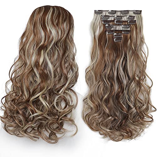 Heat Friendly Clip on Hair Extensions Set - Image 45