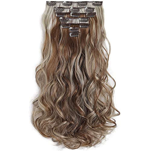 Heat Friendly Clip on Hair Extensions Set - Image 49