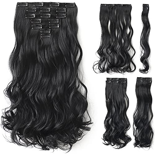 Heat Friendly Clip on Hair Extensions Set - Image 50