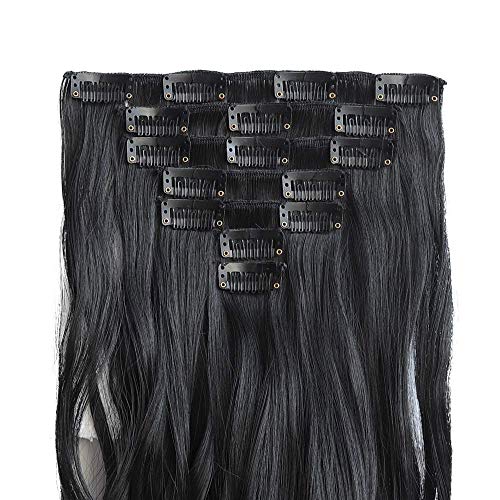 Heat Friendly Clip on Hair Extensions Set - Image 53