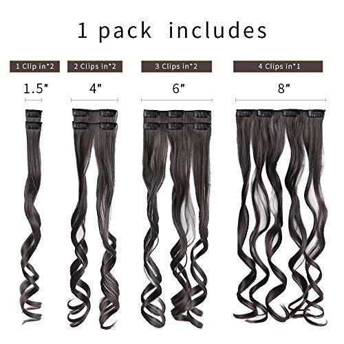 Heat Friendly Clip on Hair Extensions Set - Image 57