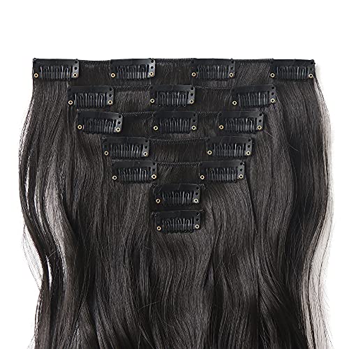 Heat Friendly Clip on Hair Extensions Set - Image 58
