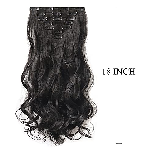 Heat Friendly Clip on Hair Extensions Set - Image 61