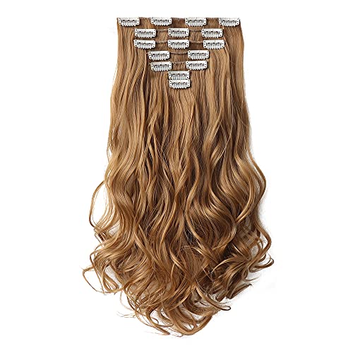 Heat Friendly Clip on Hair Extensions Set - Image 72