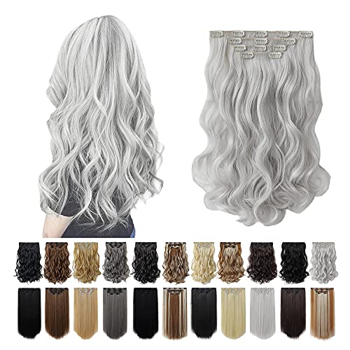 Heat Friendly Clip on Hair Extensions Set - Image 73