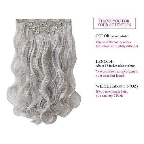 Heat Friendly Clip on Hair Extensions Set - Image 74
