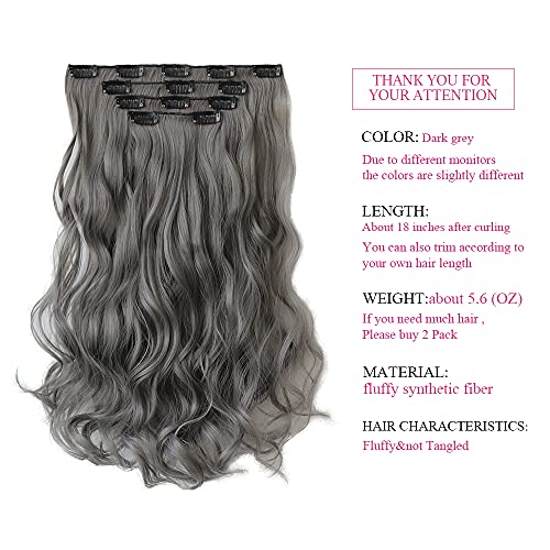 Heat Friendly Clip on Hair Extensions Set - Image 79