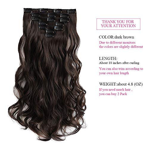 Heat Friendly Clip on Hair Extensions Set - Image 84