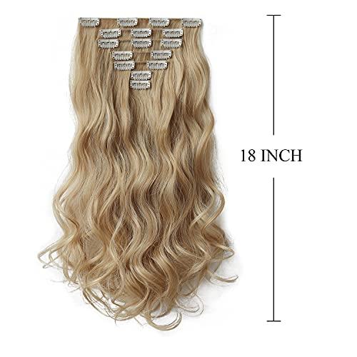 Heat Friendly Clip on Hair Extensions Set - Image 9