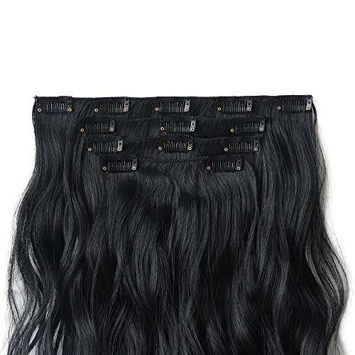 Heat Friendly Clip on Hair Extensions Set - Image 90