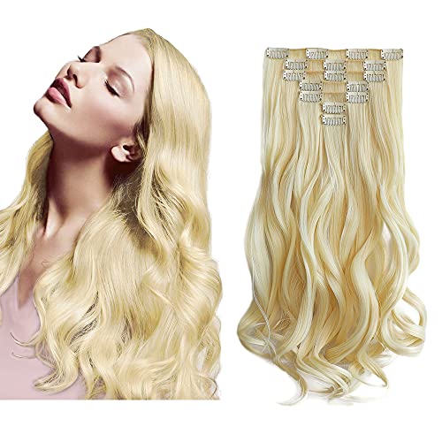 Heat Friendly Clip on Hair Extensions Set - Image 92