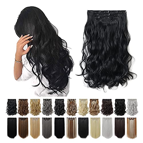 Heat Friendly Clip on Hair Extensions Set - Image 97
