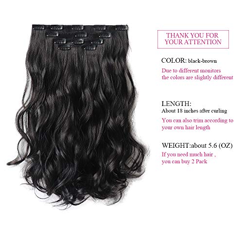 Heat Friendly Clip on Hair Extensions Set - Image 98