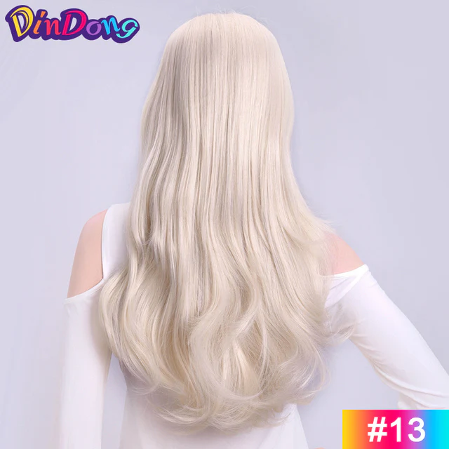 Heat Friendly Fibre Wavy 3/4 Ladies Half Wig - Image 7