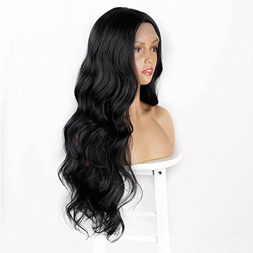 Heat friendly synthetic lace front wig - Image 3
