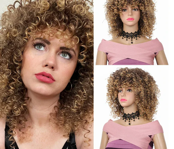 Latisha Heat Resistant Kinky Curly Wig - Image 3