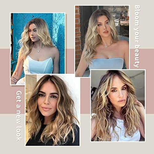 Heat Resistant Mixed Blonde Wig Long Wavy Wig - Image 5