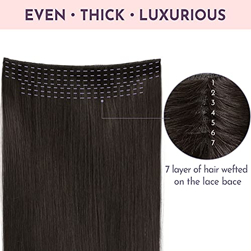 Hidden Crown Human Hair Halo Hair Extensions - Image 12