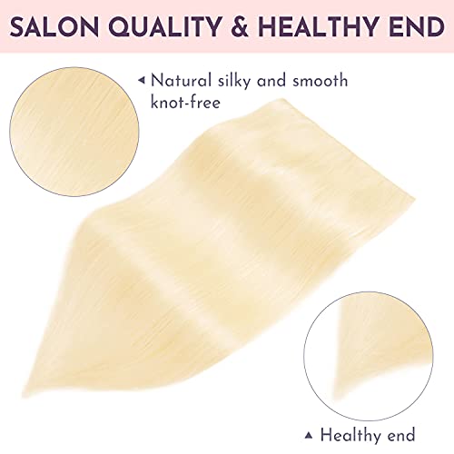 Hidden Crown Human Hair Halo Hair Extensions - Image 19