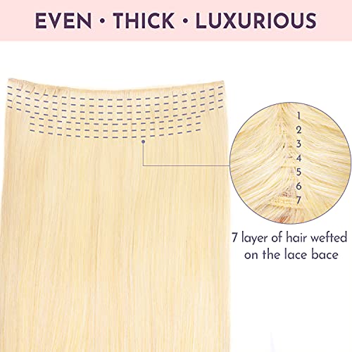 Hidden Crown Human Hair Halo Hair Extensions - Image 20