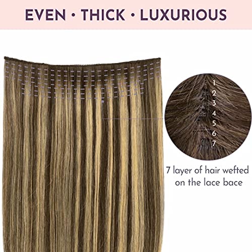 Hidden Crown Human Hair Halo Hair Extensions - Image 5