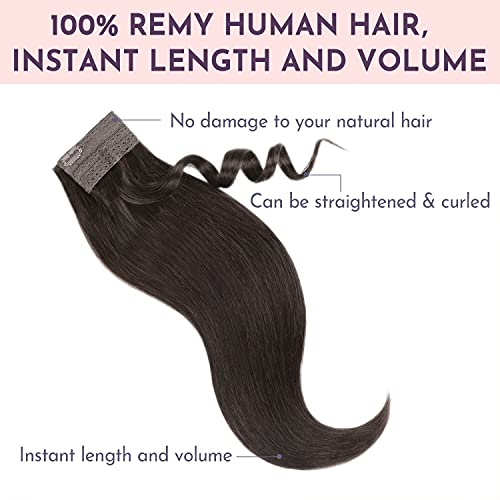 Hidden Crown Human Hair Halo Hair Extensions - Image 9