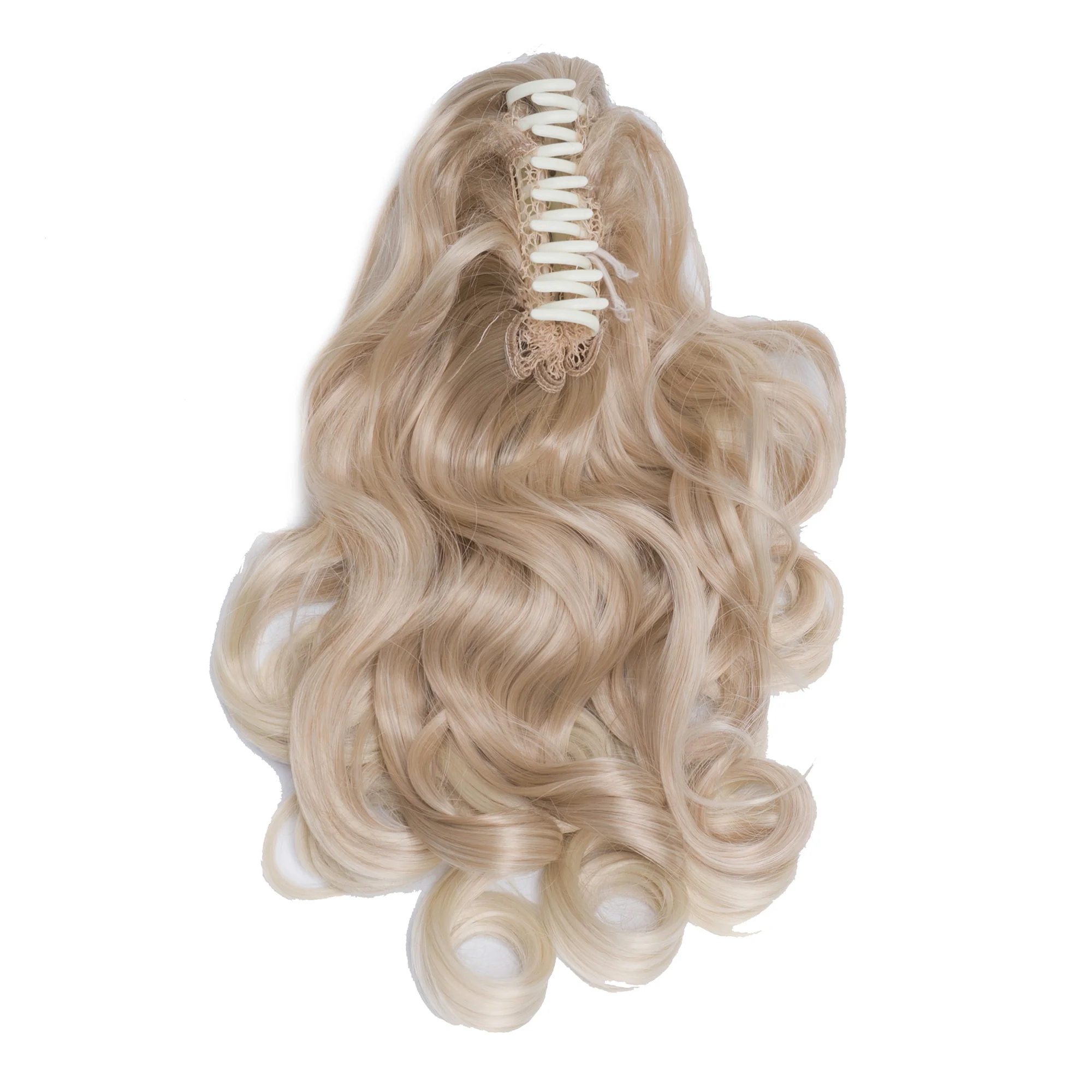 High Temperature 180g Long Curly Clip In Hair Extension Pony Tail - Image 4