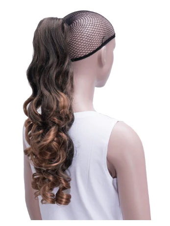 High Temperature 180g Long Curly Clip In Hair Extension Pony Tail - Image 7