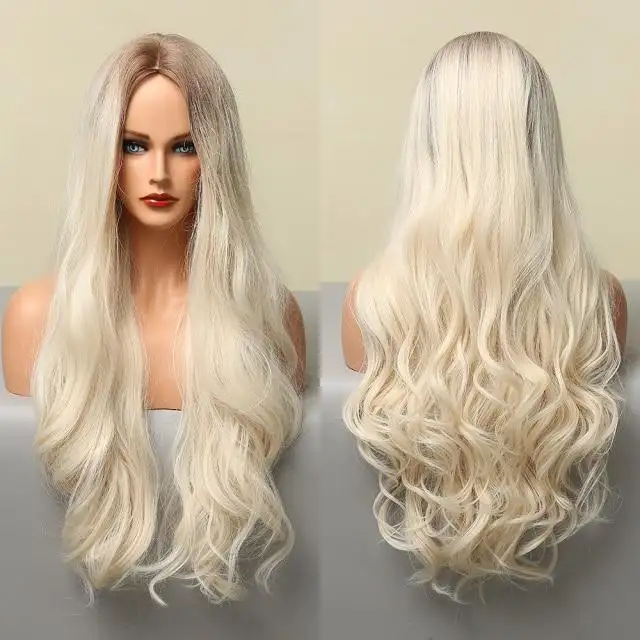 Highlighted Heat Friendly Wig with Body Waves - Image 17