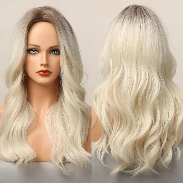 Highlighted Heat Friendly Wig with Body Waves - Image 18