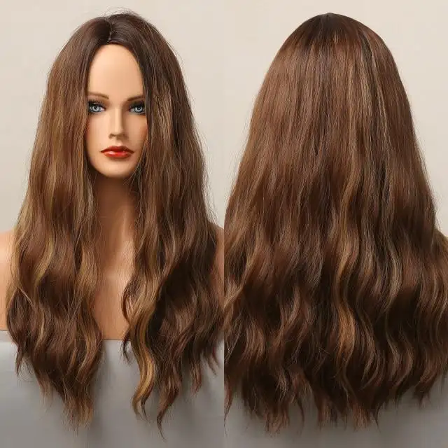 Highlighted Heat Friendly Wig with Body Waves - Image 22