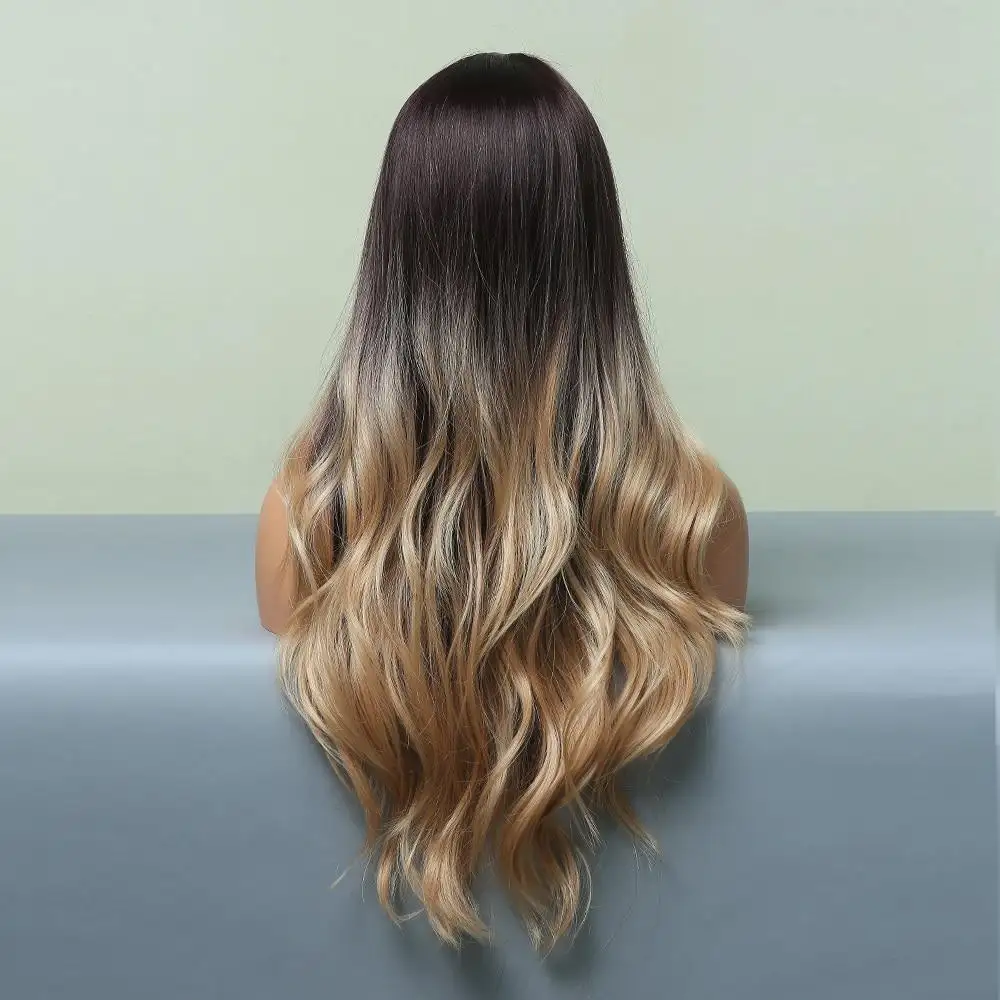 Highlighted Heat Friendly Wig with Body Waves - Image 3