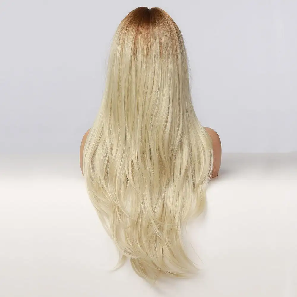 Hilary long layered straight wig with side bangs layered - Image 2