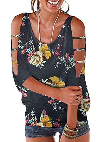 Hollowed Out Shoulder Fashion Shirt - Image 13