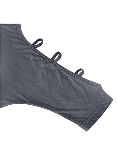 Hollowed Out Shoulder Fashion Shirt - Image 18