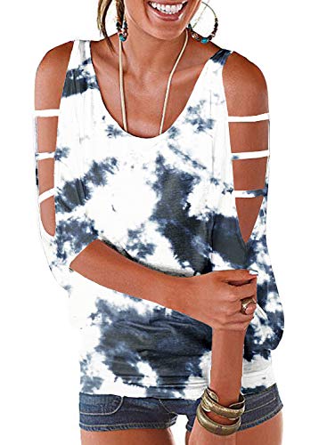 Hollowed Out Shoulder Fashion Shirt - Image 20