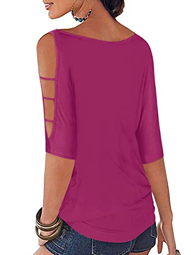 Hollowed Out Shoulder Fashion Shirt - Image 26