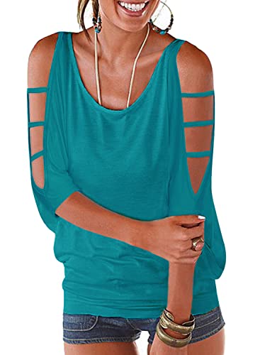 Hollowed Out Shoulder Fashion Shirt - Image 27