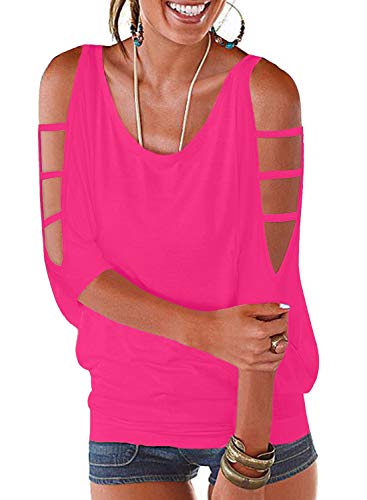 Hollowed Out Shoulder Fashion Shirt - Image 32