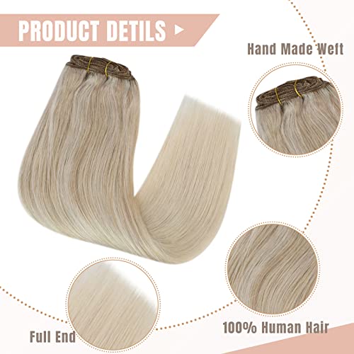 Human Hair Clip in Hair Extensions -7 Pcs set - Image 10