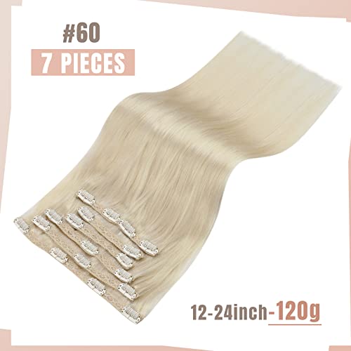 Human Hair Clip in Hair Extensions -7 Pcs set - Image 15