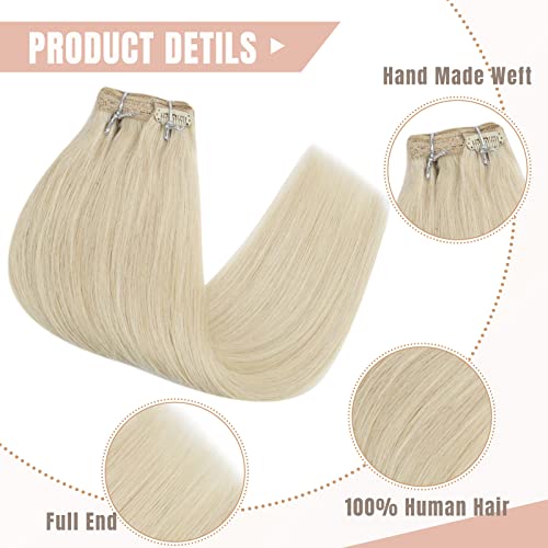 Human Hair Clip in Hair Extensions -7 Pcs set - Image 17