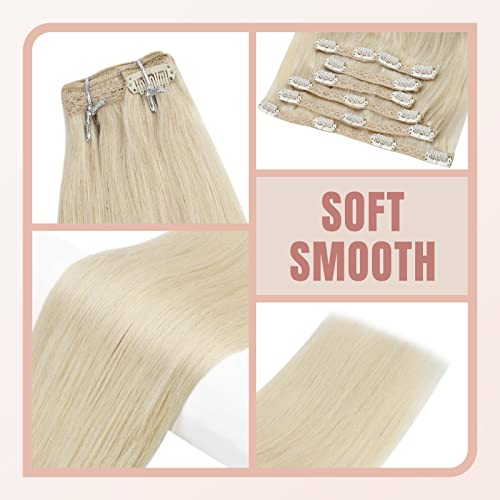 Human Hair Clip in Hair Extensions -7 Pcs set - Image 18