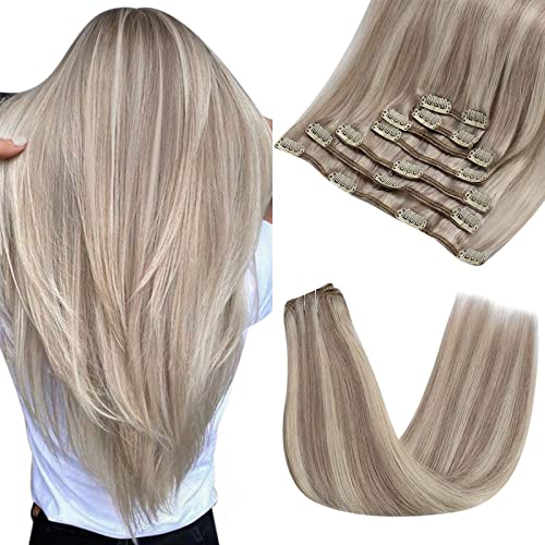 Human Hair Clip in Hair Extensions -7 Pcs set - Image 20