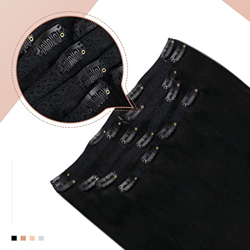 Human Hair Clip in Hair Extensions -7 Pcs set - Image 31