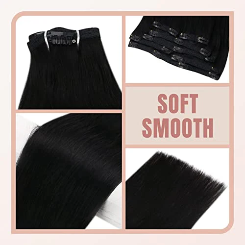 Human Hair Clip in Hair Extensions -7 Pcs set - Image 33